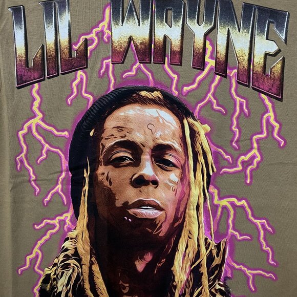 Reason Lil Wayne A Milli Lightning Brown T-Shirt Small - Picture 2 of 4